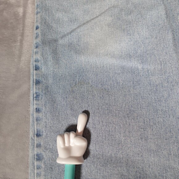 Vintage Quiksilver Wide Leg Denim Jeans Mens 36 (Fits 34x31) Skater Baggy Y2K - Picture 2 of 16